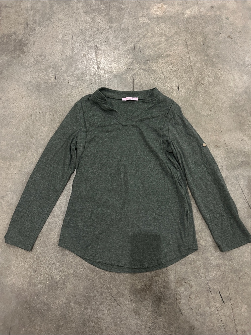 Women’s Long-Sleeve V-Notch Nursing Breastfeeding Top